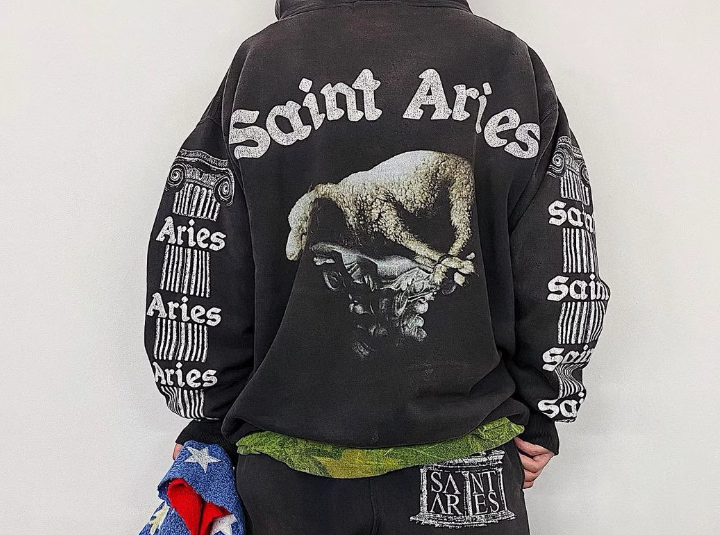 세인트 마이클 x 에리즈 후드 세인트 에리즈 블랙