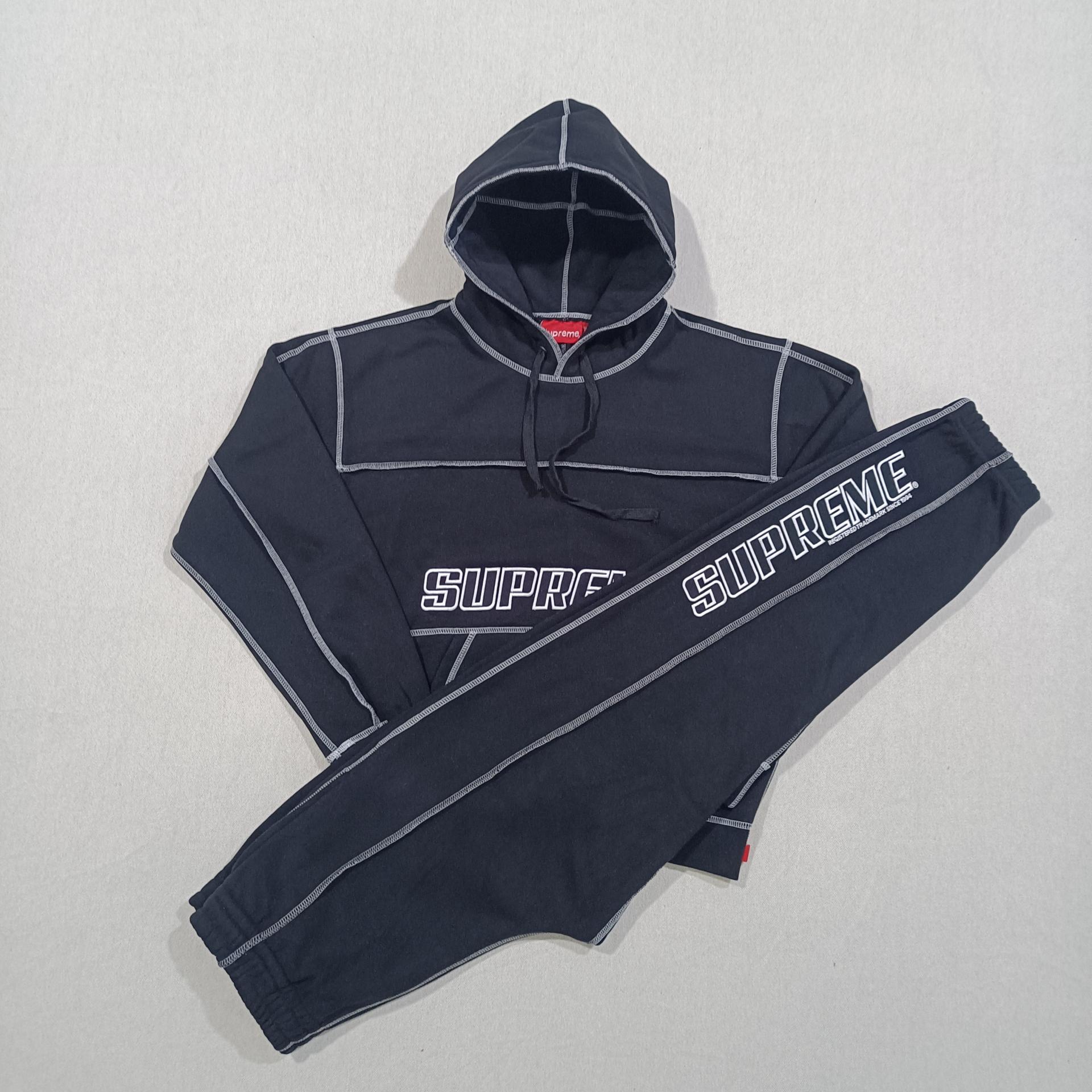 슈프림 커버스티치 스웨트