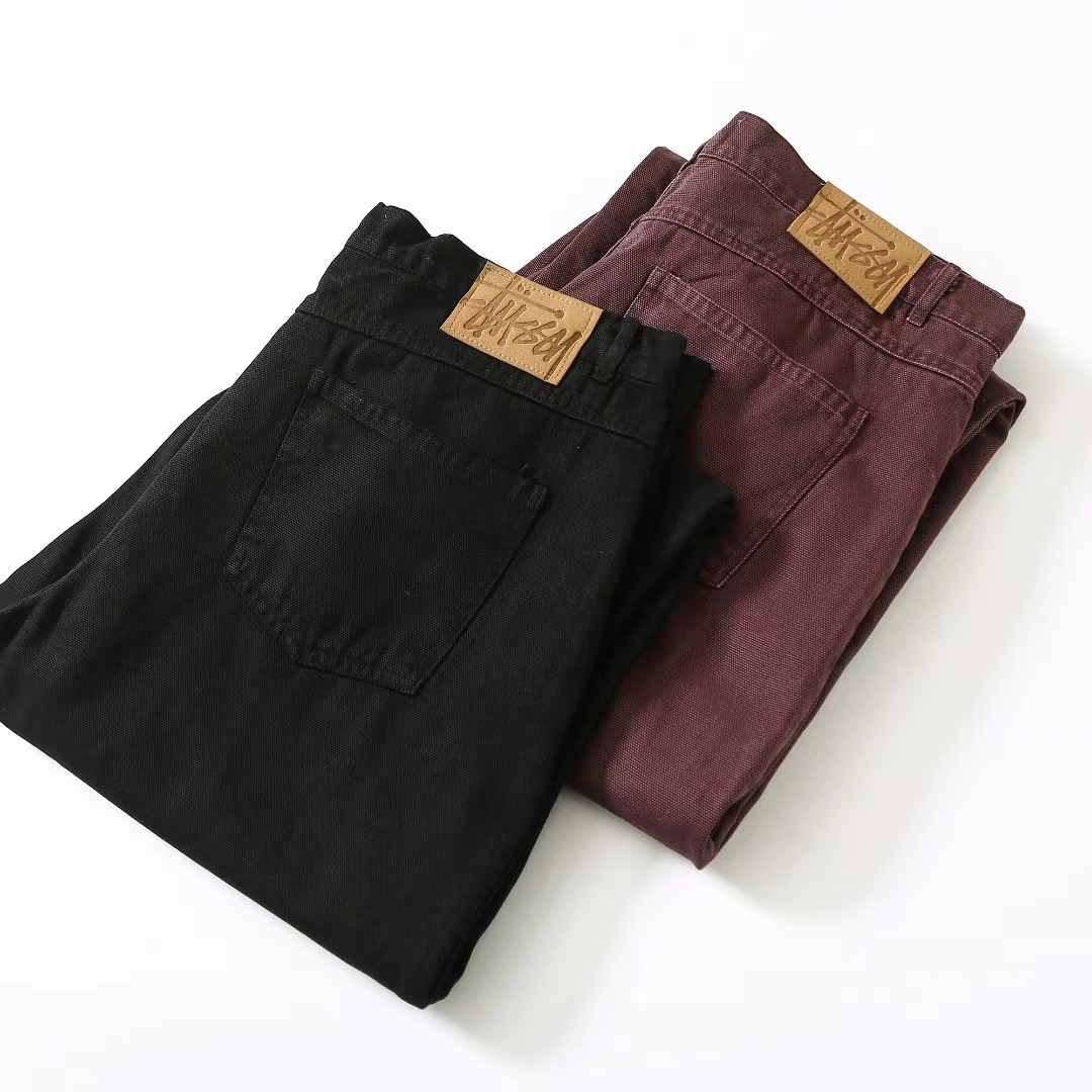 스투시 워시드 캔버스 빅 올 진