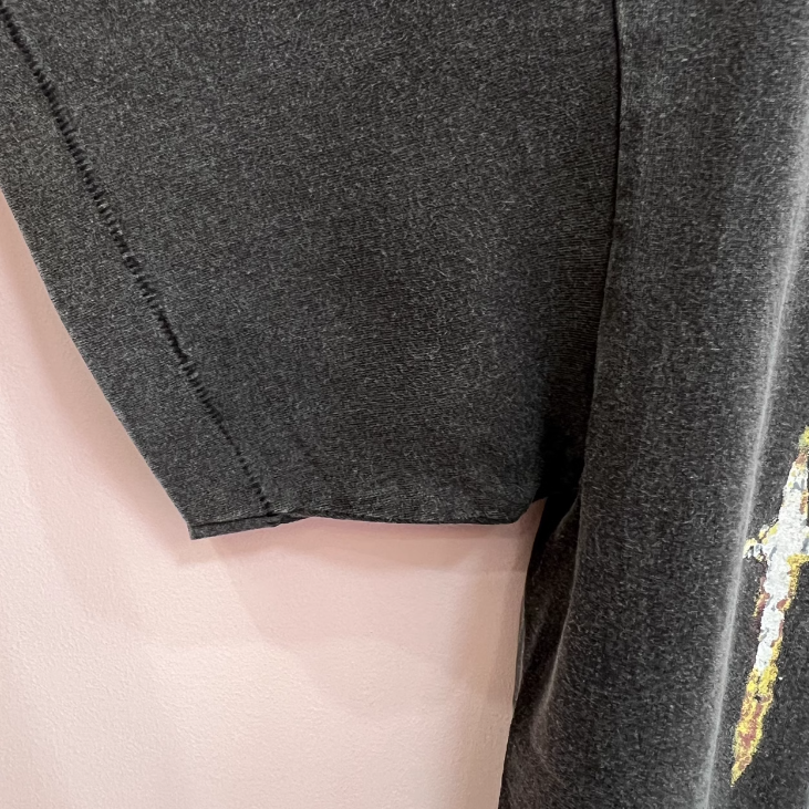 세인트 마이클 x 포 섬원 갓 FS 숏슬리브 티셔츠 블랙