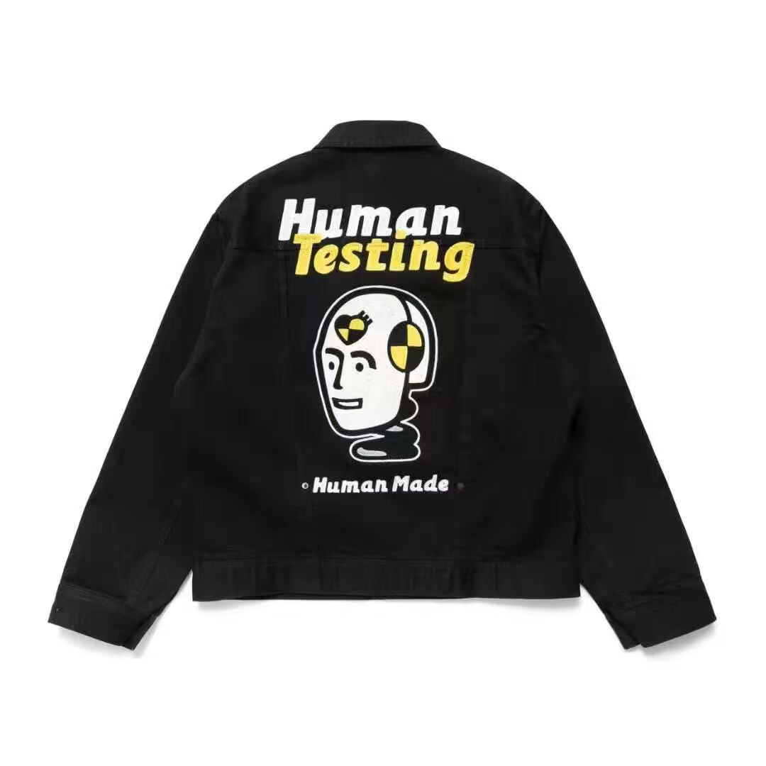 휴먼 메이드 x 에이셉 라키 테스팅 데님 자켓