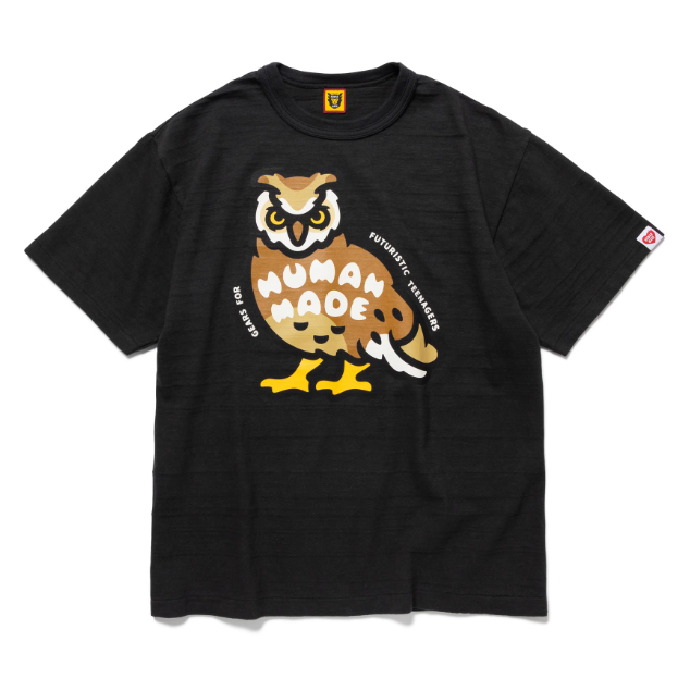 휴먼 메이드 그래픽 부엉이 티셔츠