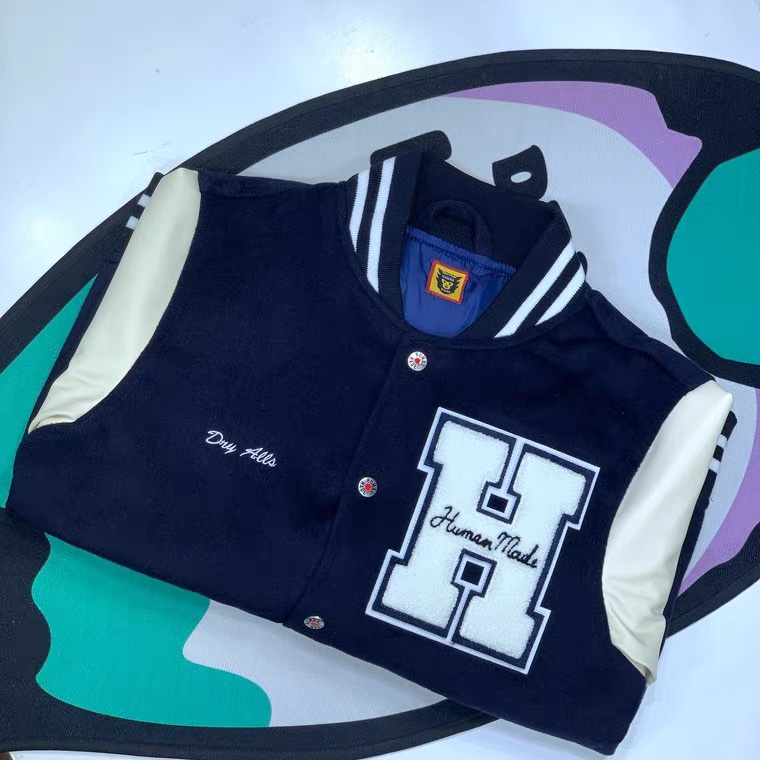 휴먼 메이드 바시티 자켓