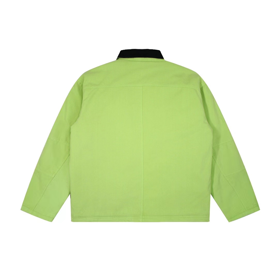 스투시 워시드 캔버스 샵 자켓