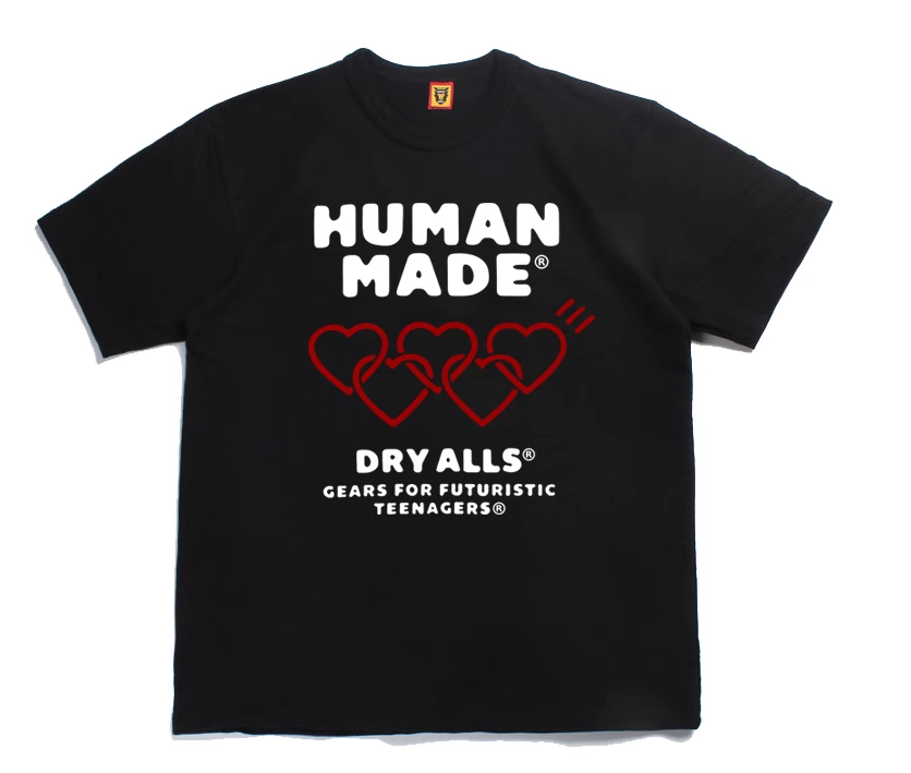 휴먼메이드 그래픽 1712 하트 티셔츠