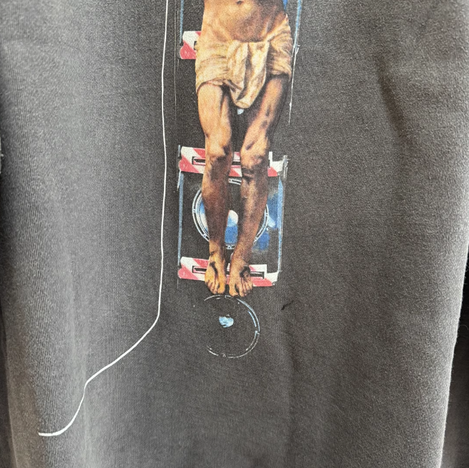 Saint Mxxxxxx 세인트 마이클 x 코스케 카와무라 컴플리케이티드 후드 블랙