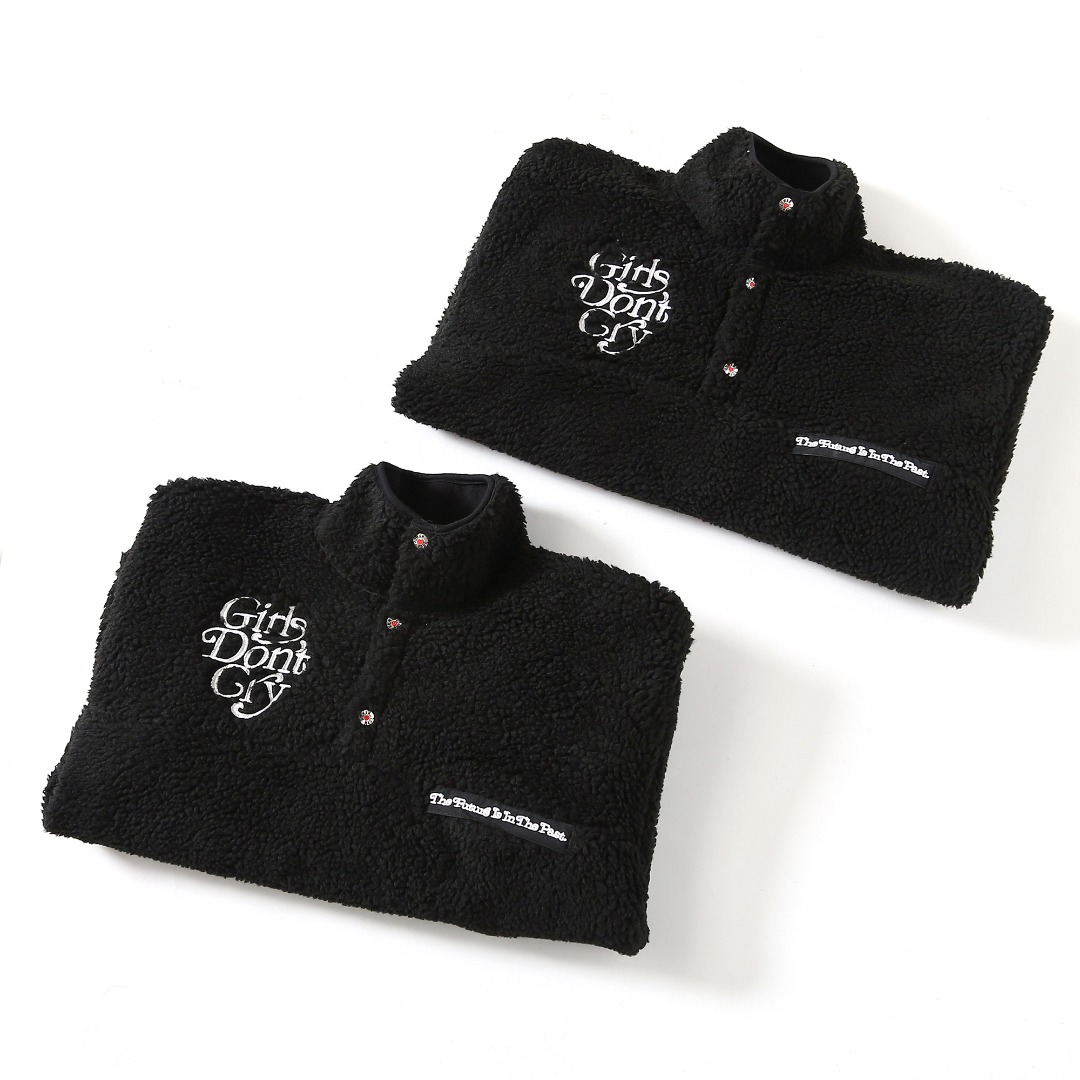 휴먼 메이드 x Girls Don't Cry 플리스 자켓