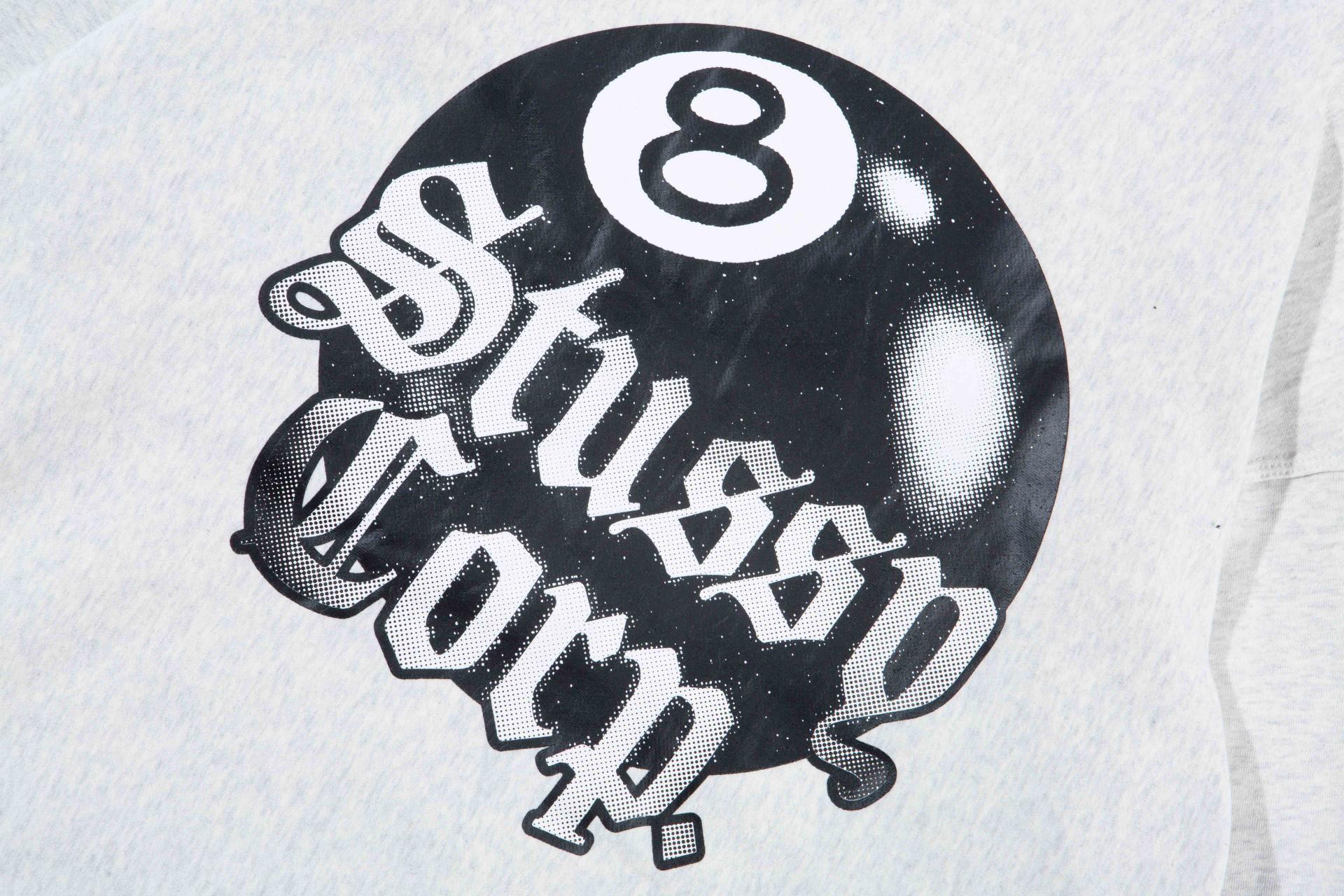 스투시 8볼 코퍼레이션 후드 블랙