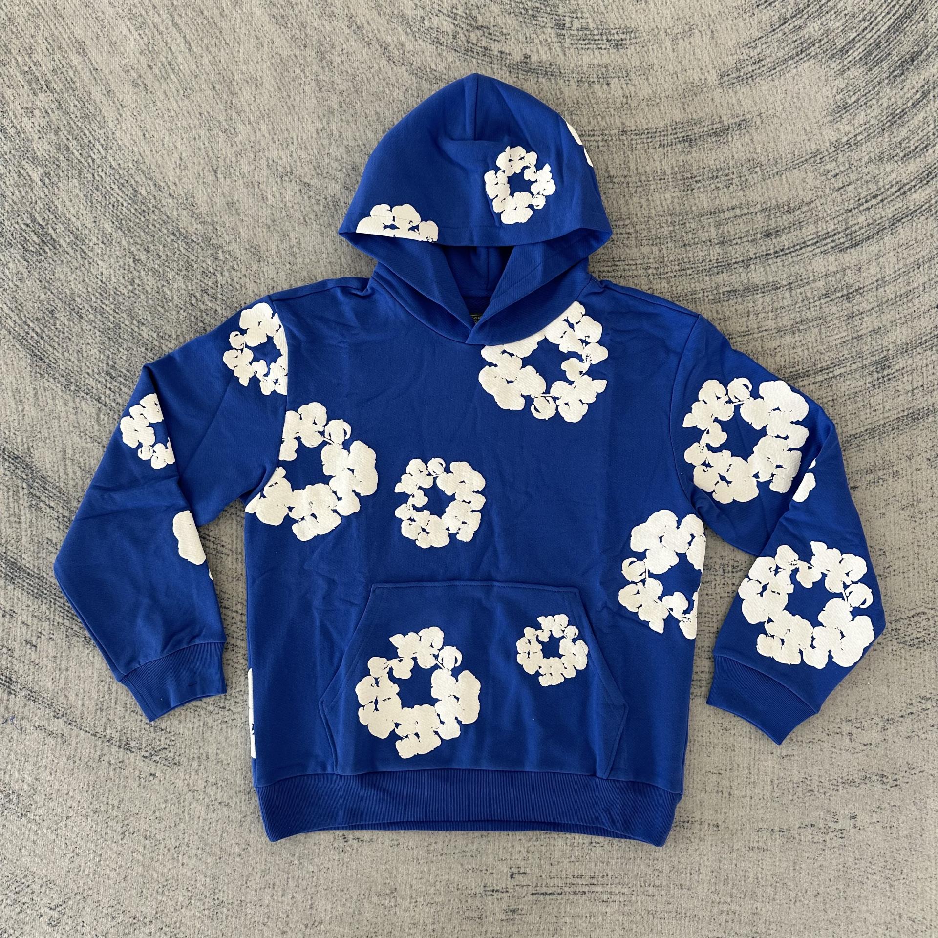 Denim Tears The Cotton Wreath Sweatshirt blue