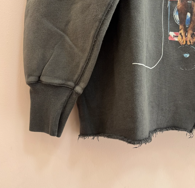 Saint Mxxxxxx 세인트 마이클 x 코스케 카와무라 컴플리케이티드 후드 블랙