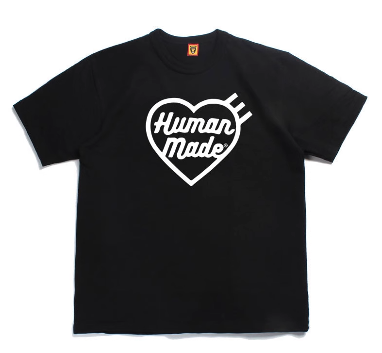 휴먼메이드 그래픽 하트 로고 티셔츠