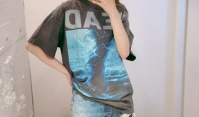 세인트 마이클 데드 숏슬리브 티셔츠 블랙