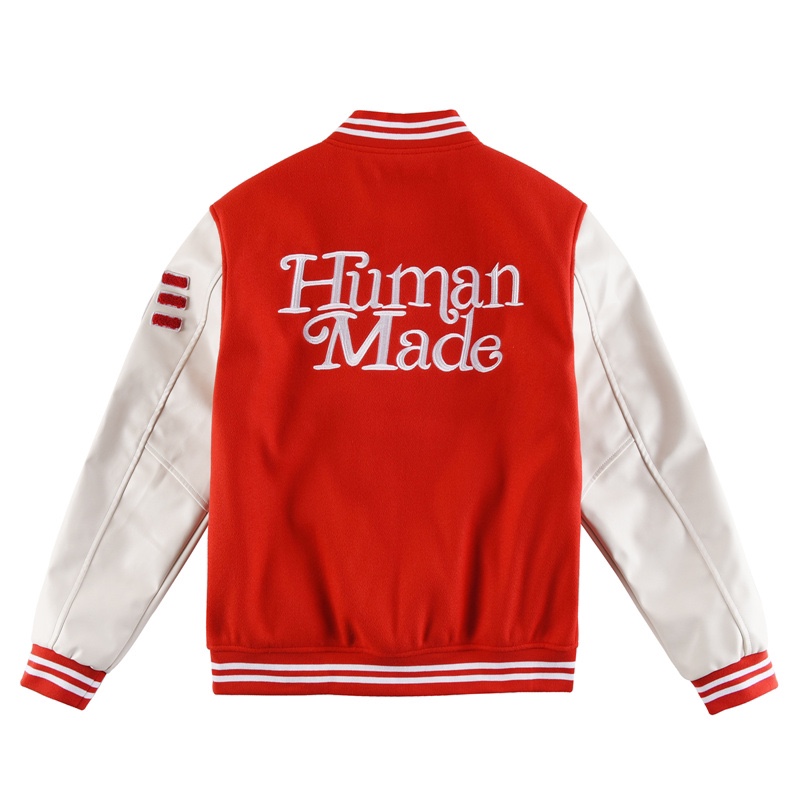 휴먼 메이드 x Girls Don't Cry 바시티 자켓
