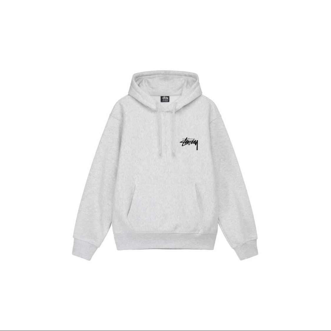 스투시 플러시 후드 블랙