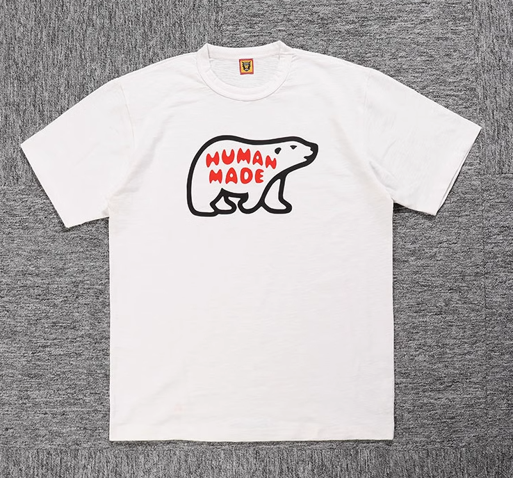 휴먼메이드 그래픽 곰 티셔츠