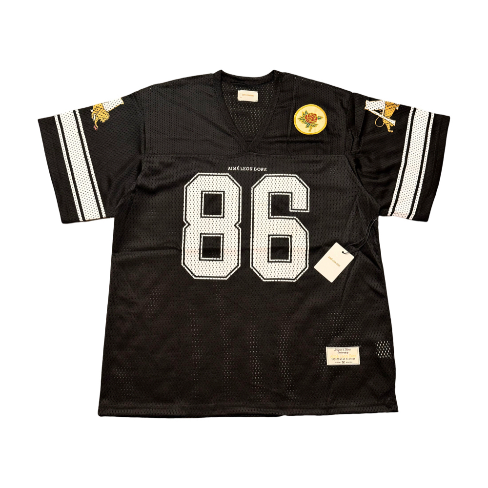 Aime Leon Dore Team Football Jersey black
