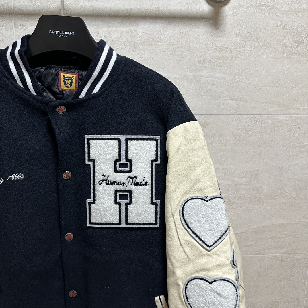 휴먼 메이드 바시티 자켓