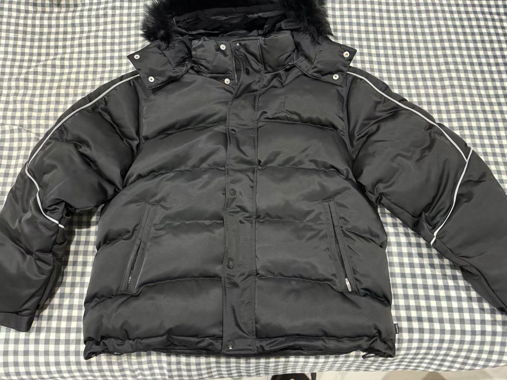 Supreme x Jordan Puffer Jacket Black 