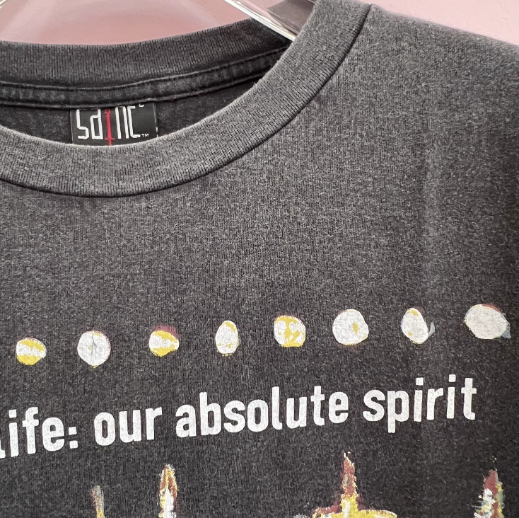 세인트 마이클 x 포 섬원 갓 FS 숏슬리브 티셔츠 블랙