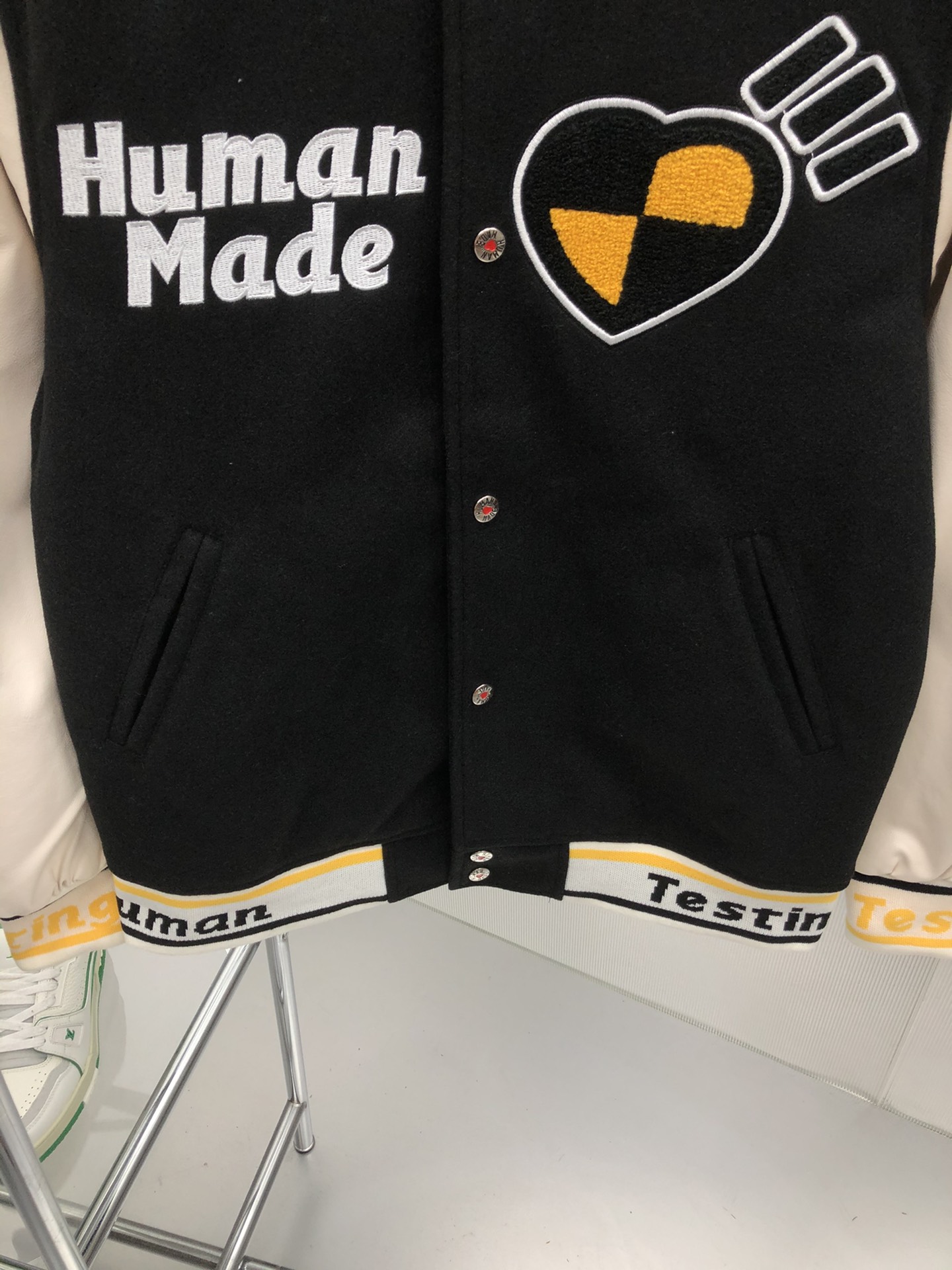 휴먼 메이드 x 에이셉 라키 휴먼 테스팅 바시티