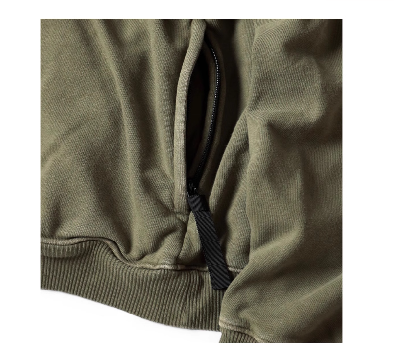 Kapital 캐피탈 플리스 니켈 4 하프 집 스웨트셔츠