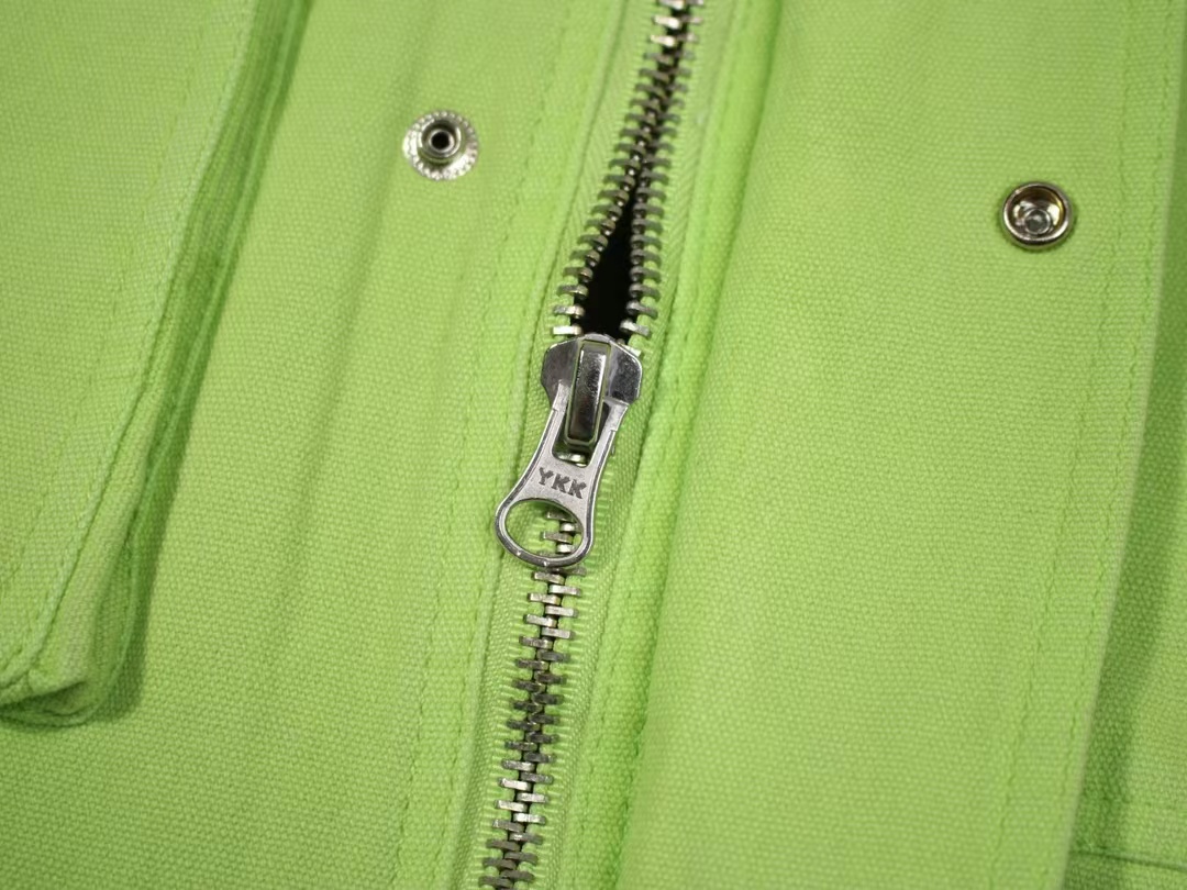 스투시 워시드 캔버스 샵 자켓