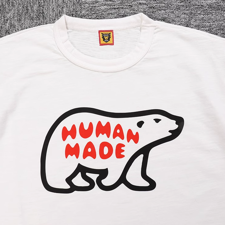 휴먼메이드 그래픽 곰 티셔츠