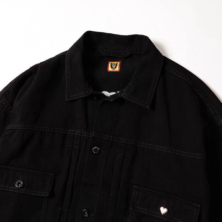 휴먼 메이드 x 에이셉 라키 테스팅 데님 자켓