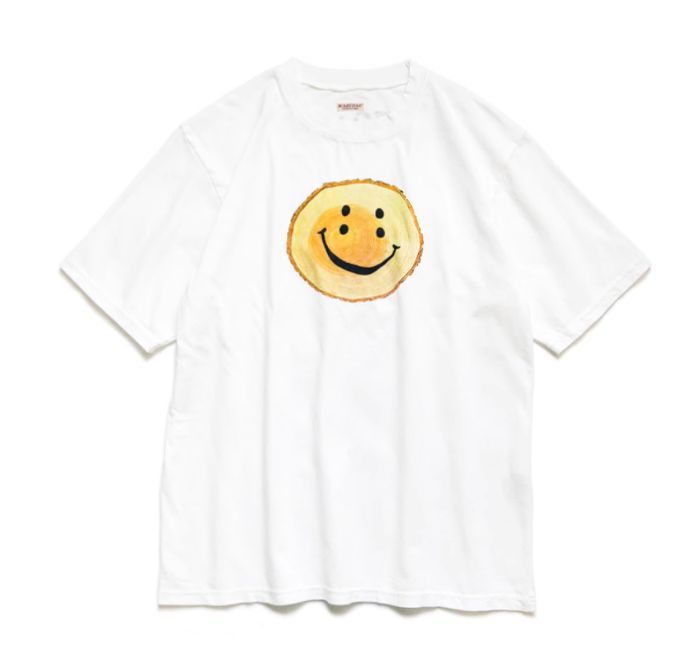 Kapital 캐피탈 스마일 20 천축 그루터기 반팔 티셔츠