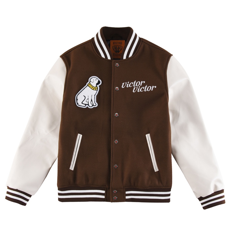 휴먼 메이드 빅터 빅터 바시티 자켓