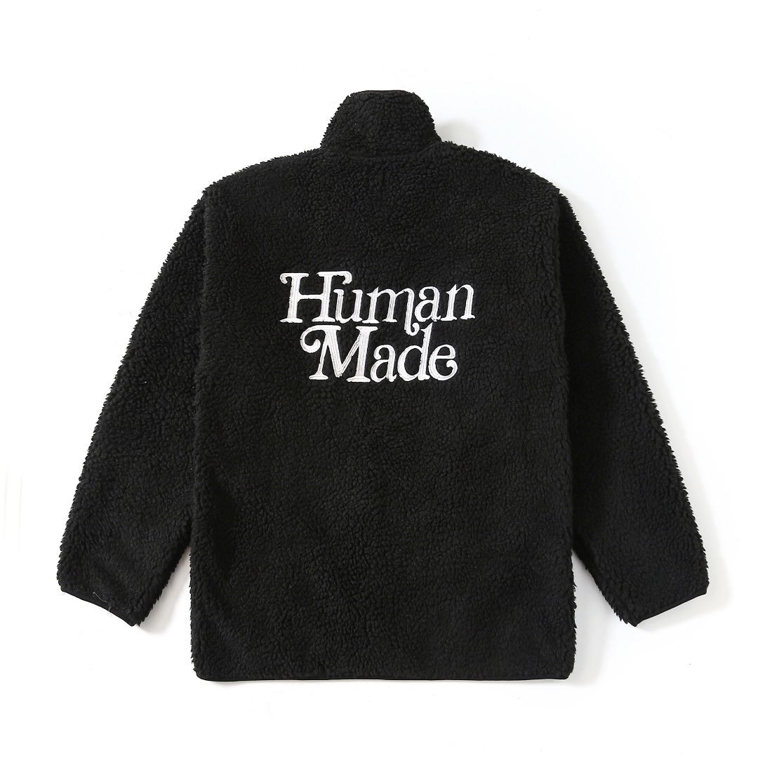휴먼 메이드 x Girls Don't Cry 플리스 자켓