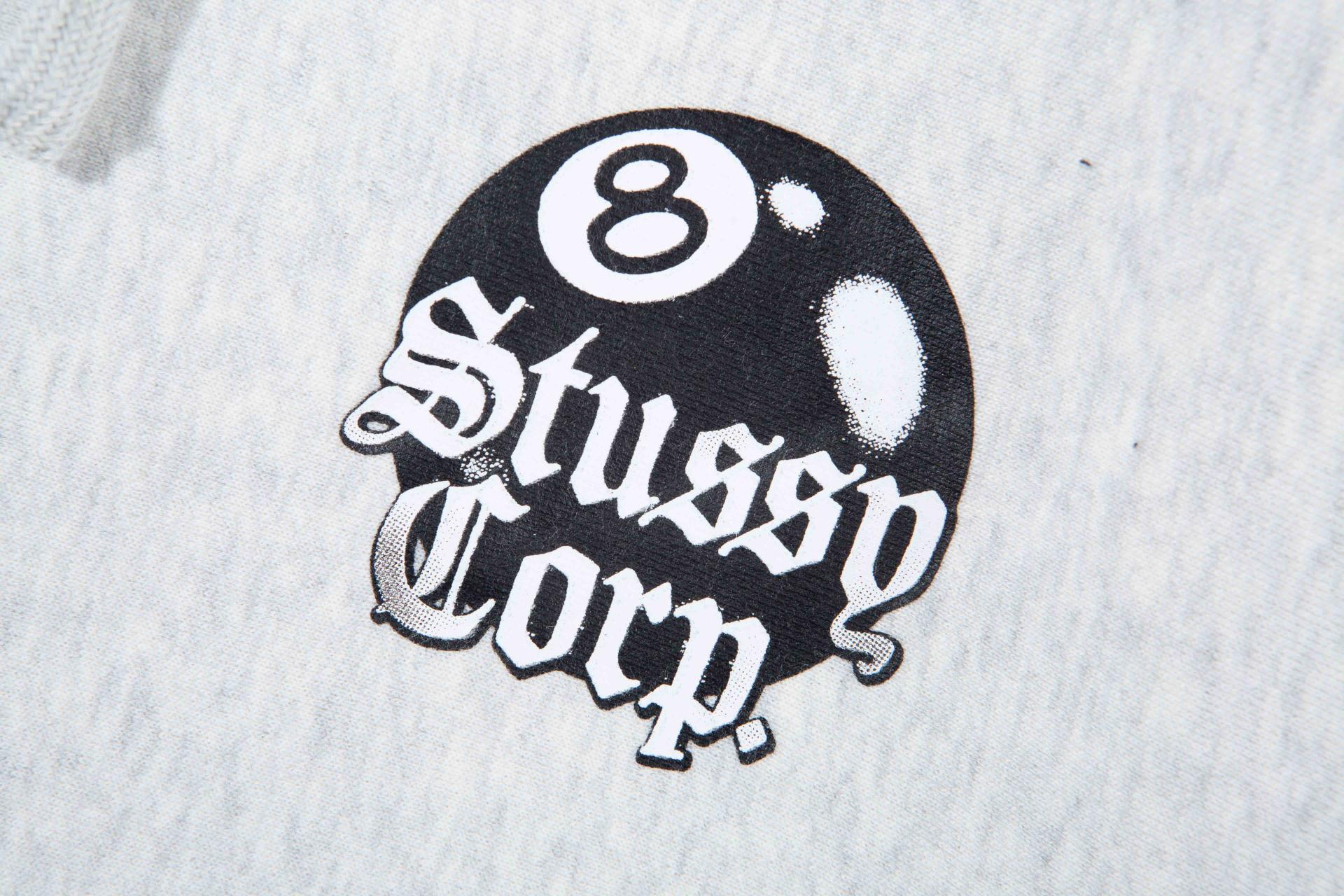 스투시 8볼 코퍼레이션 후드 블랙