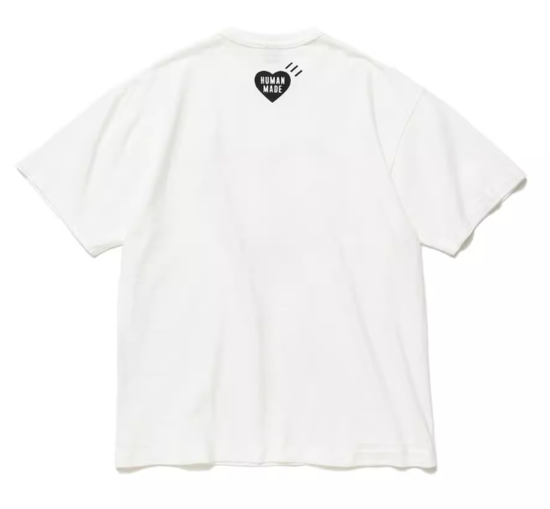 휴먼메이드 그래픽 하트 티셔츠