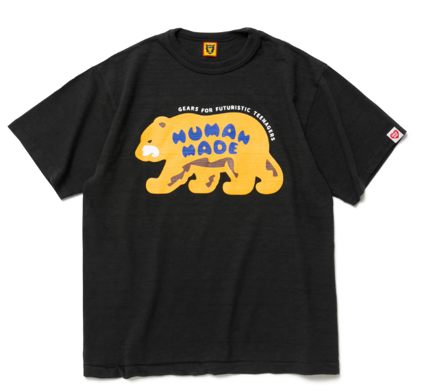 휴먼메이드 그래픽 곰 티셔츠