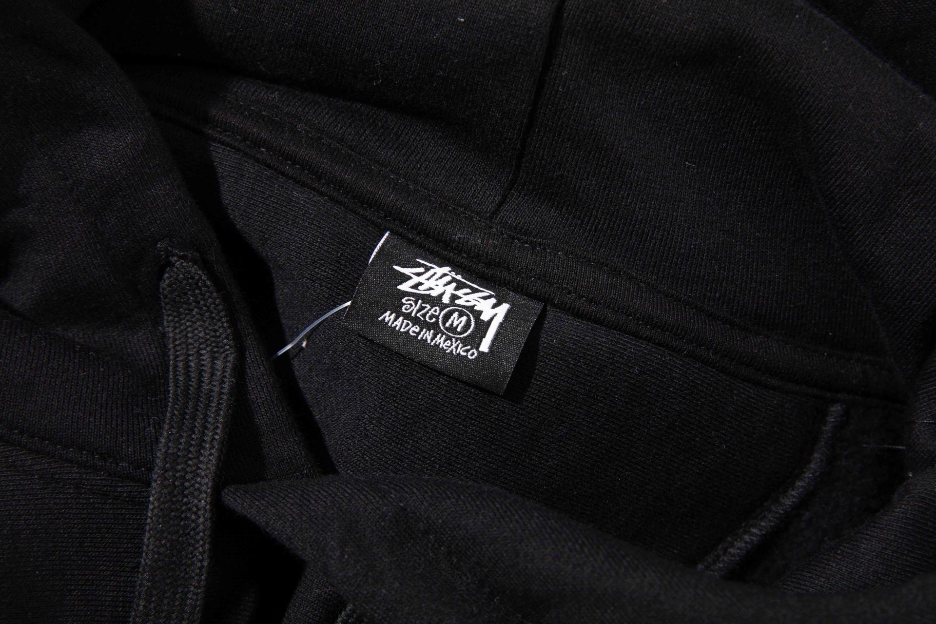 스투시 팝시클 후드 블랙