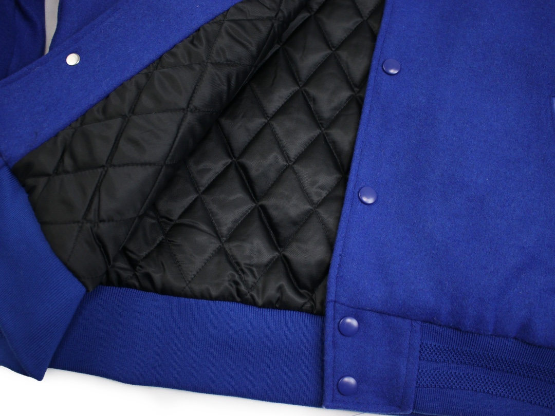 스투시 스포츠 멜튼 바시티 자켓 로얄