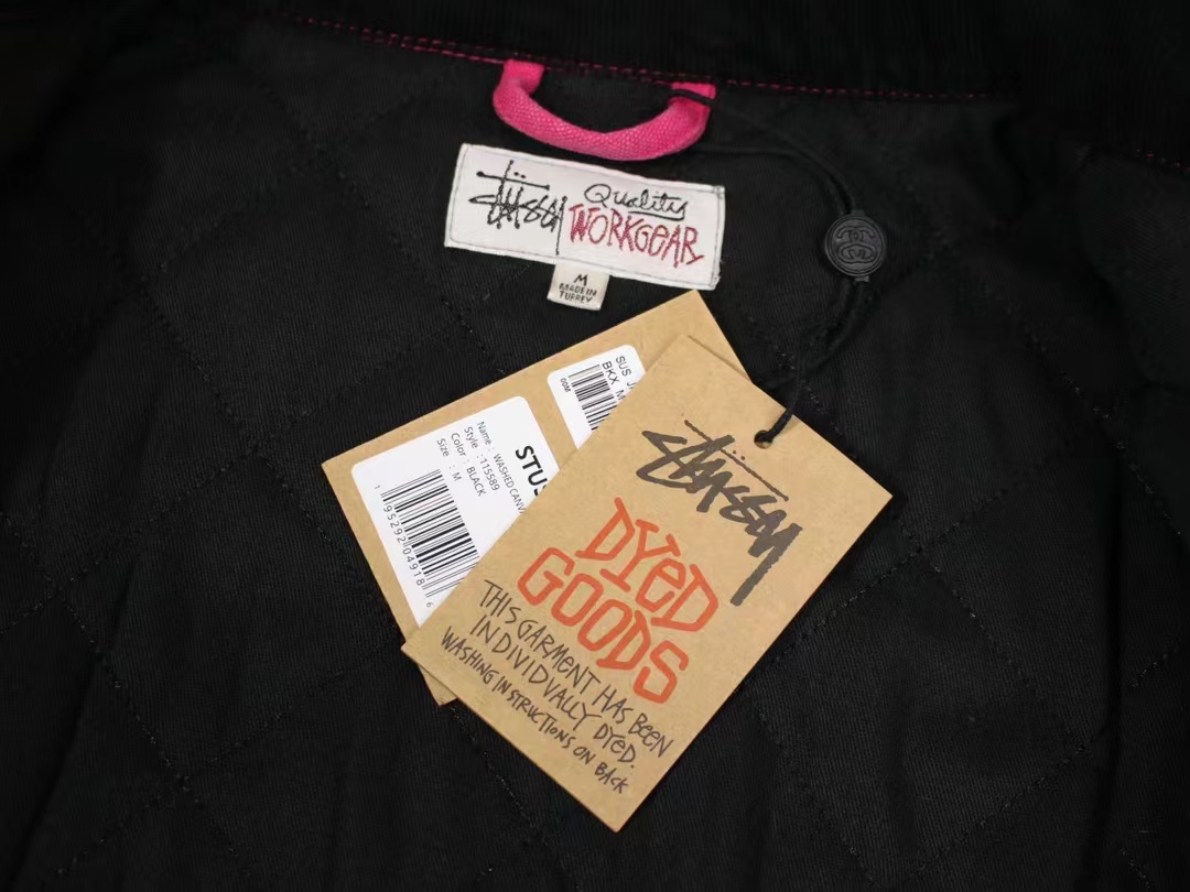 스투시 워시드 캔버스 샵 자켓