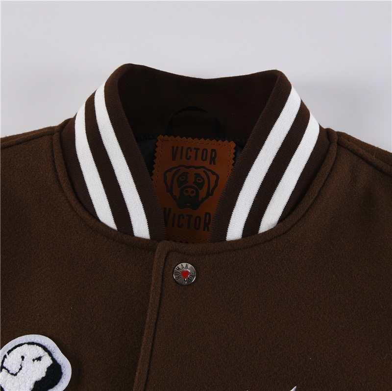 휴먼 메이드 빅터 빅터 바시티 자켓