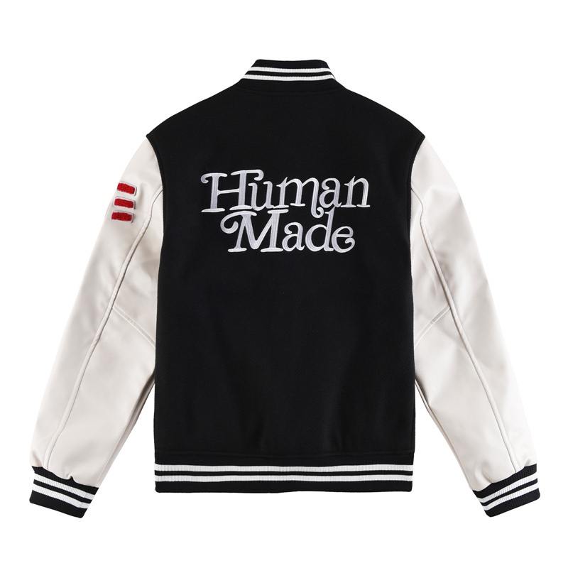 휴먼 메이드 x Girls Don't Cry 바시티 자켓