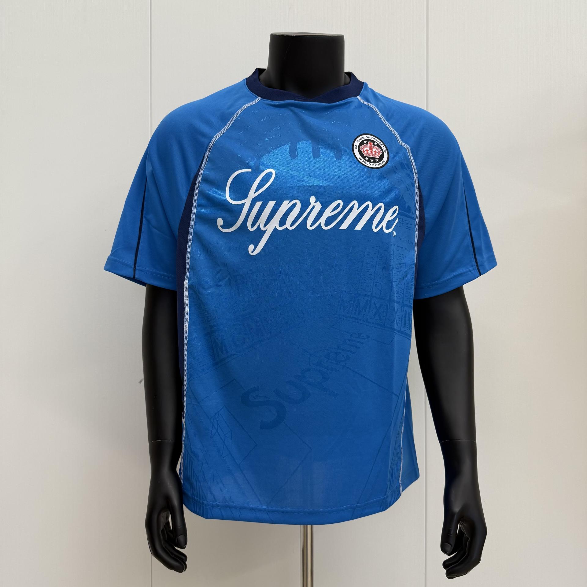 Supreme Jacquard Soccer Jersey Blue 