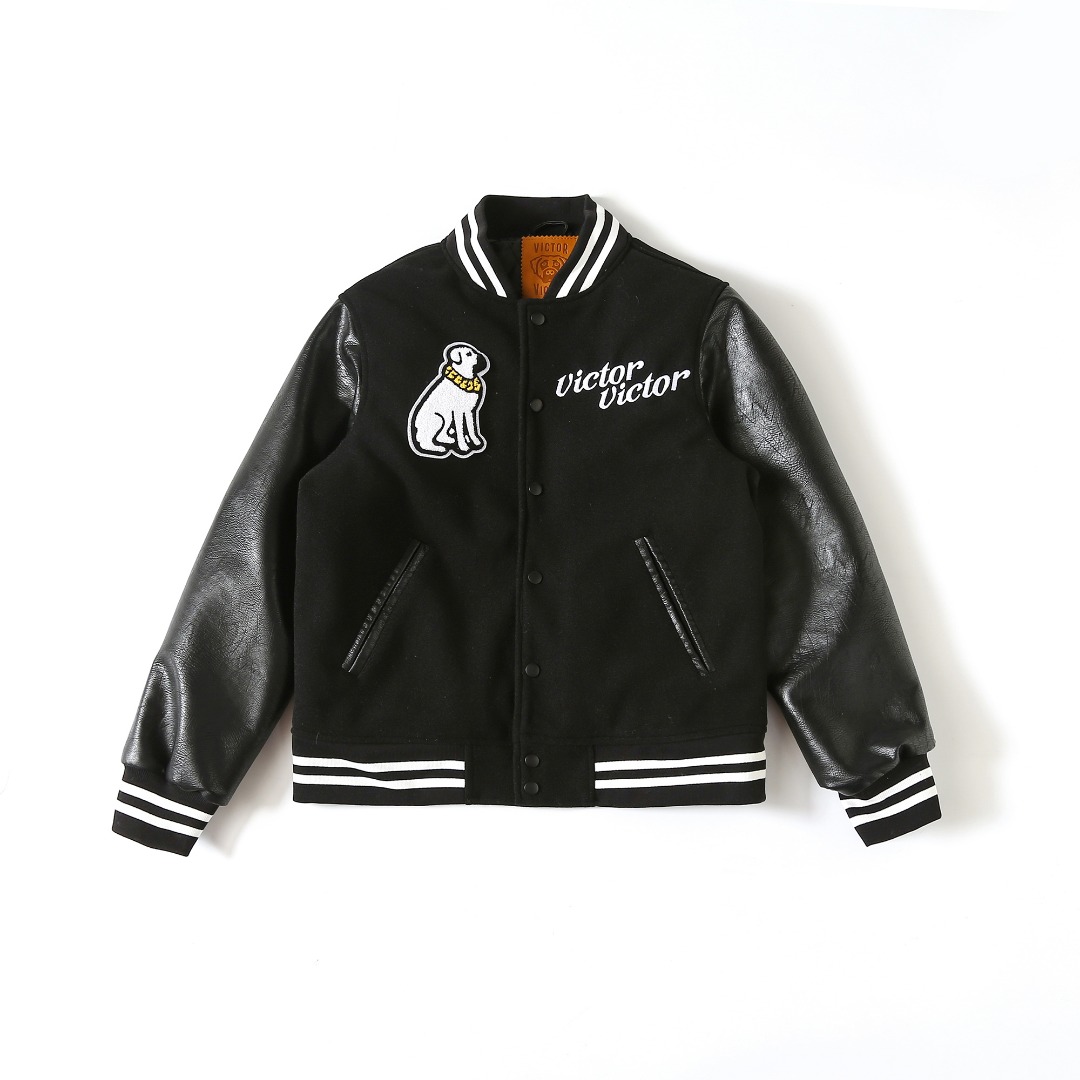 Victor Victor Varsity Jacket Black