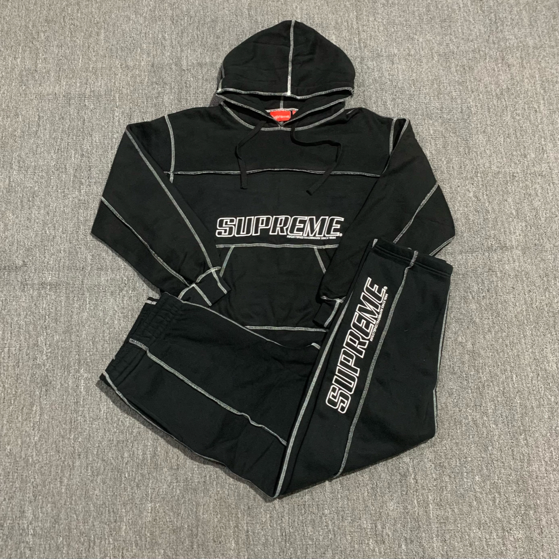 Supreme Coverstitch setup Black