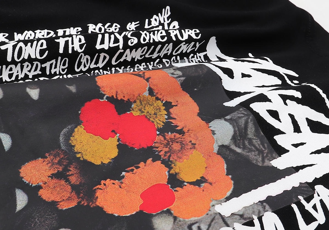 스투시 카멜리아 피그먼트 다이드 티셔츠