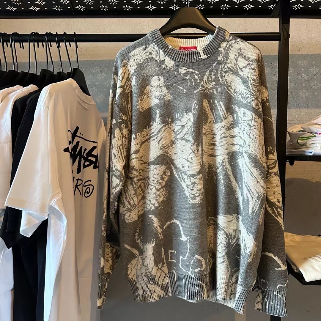 Supreme x The Crow Sweater White