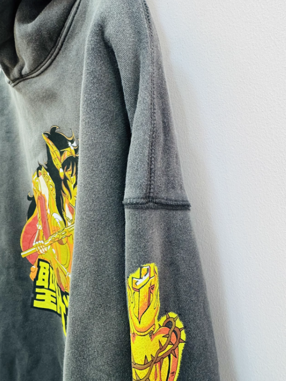 Saint Mxxxxxx 세인트 마이클 x 클랏 후드 블랙