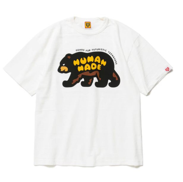 휴먼메이드 그래픽 곰 티셔츠