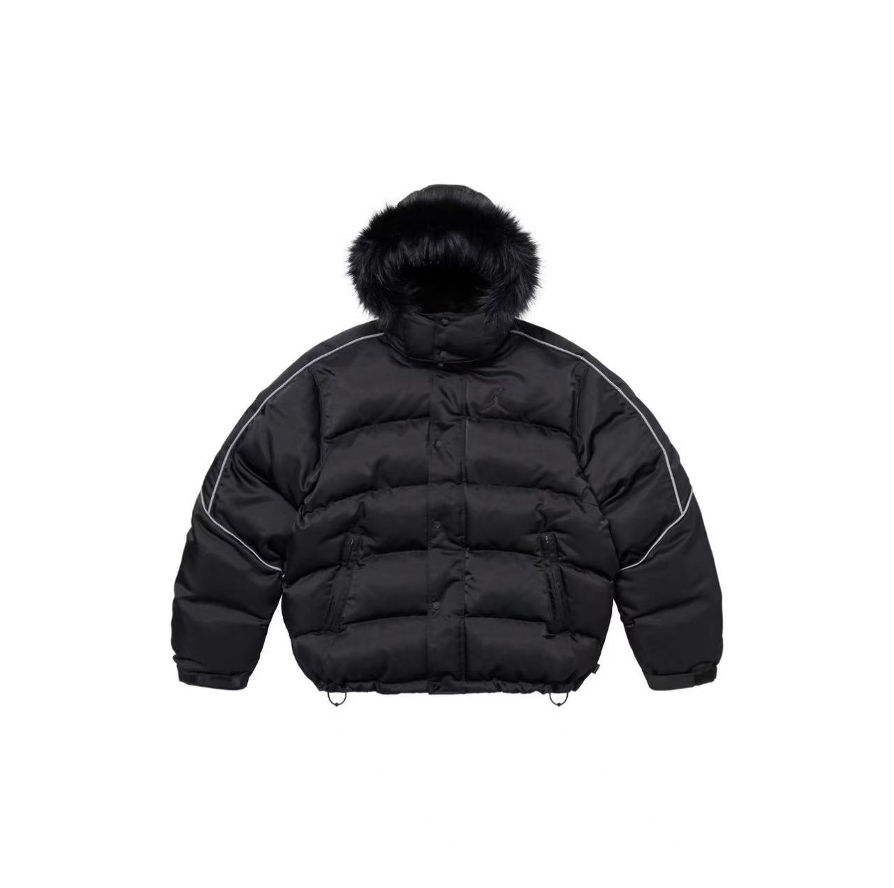 Supreme x Jordan Puffer Jacket Black 