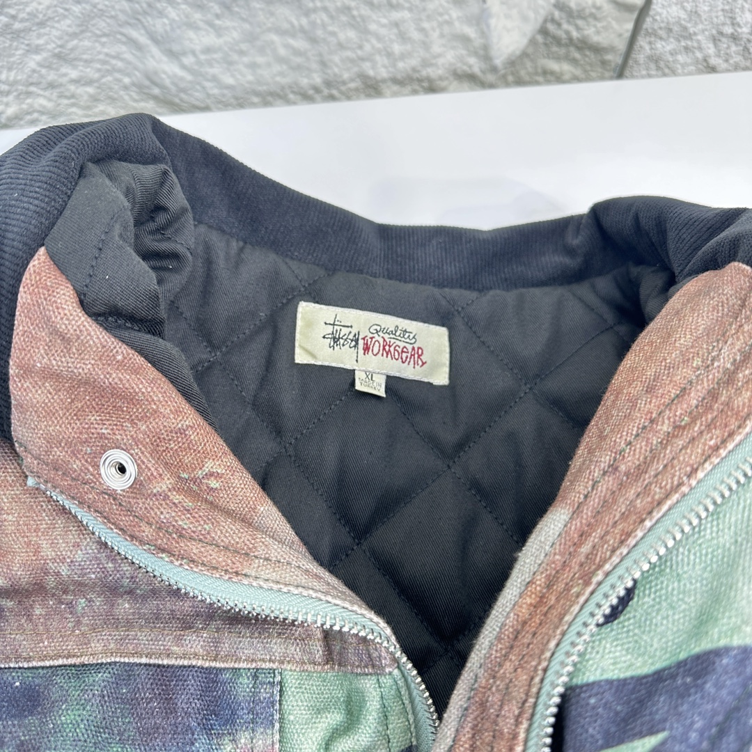 스투시 샵 자켓 알퐁소 캔버스 멀티