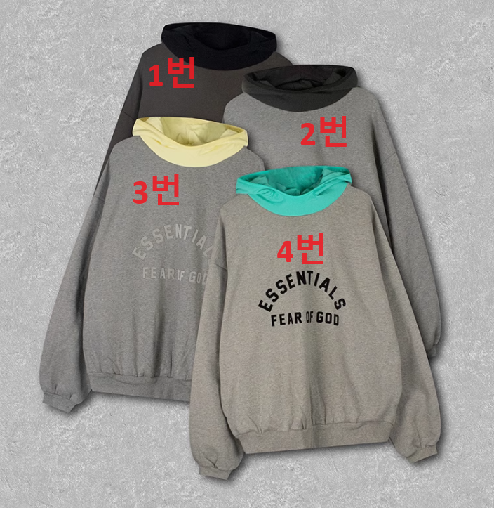 Essentials 에센셜 나일론 플리스 후드