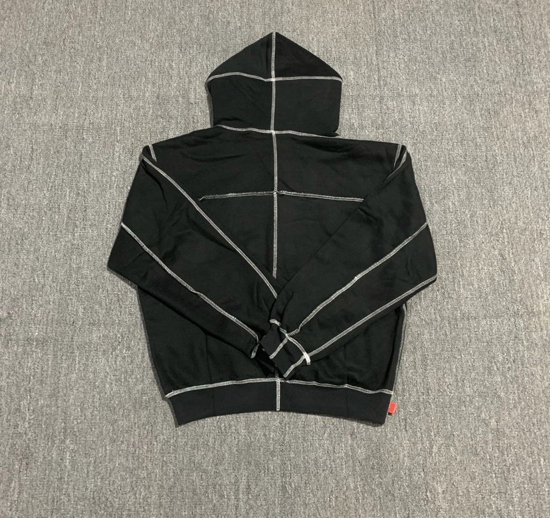 Supreme Coverstitch Hooded Sweatshirt Black
